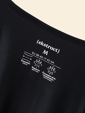 Camiseta larga fluida - (ekstract)