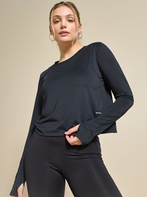 Camiseta larga fluida - (ekstract) - Kiabi