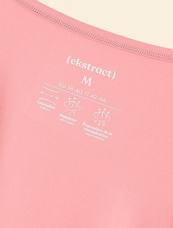 Camiseta larga fluida - (ekstract)