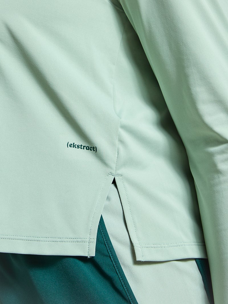 Camiseta larga fluida - (ekstract) Verde - Kiabi