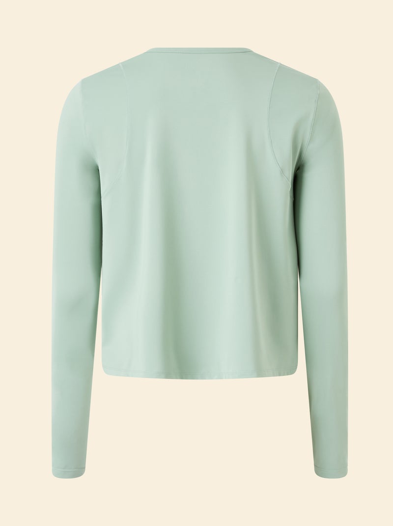 Camiseta larga fluida - (ekstract) Verde - Kiabi