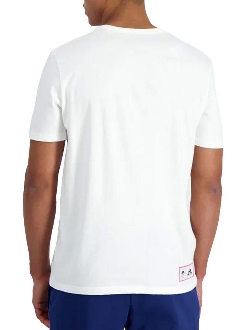 Camiseta Le Coq Sportif para Hombre Blanco - Kiabi