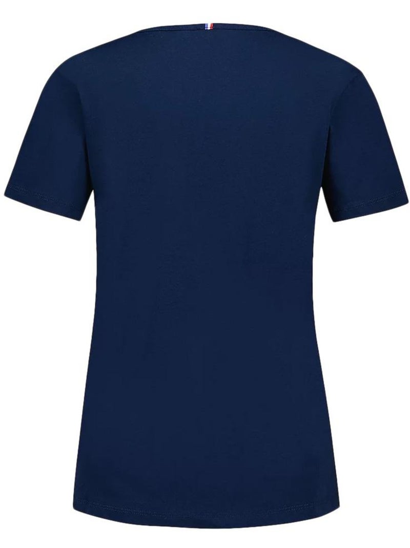 Camiseta Le Coq Sportif para Mujer, Azul marino - Kiabi