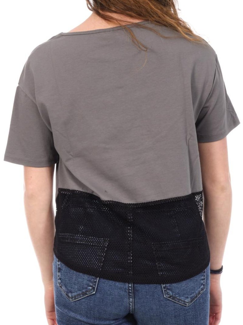 Camiseta Le Coq Sportif para Mujer Gris plateado - Kiabi