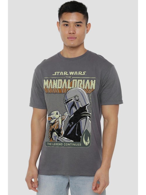 Camiseta legend continues de grogu para hombre - star wars: the mandalorian - Kiabi Camiseta legend continues de grogu para hombre - star wars: the mandalorian - Kiabi