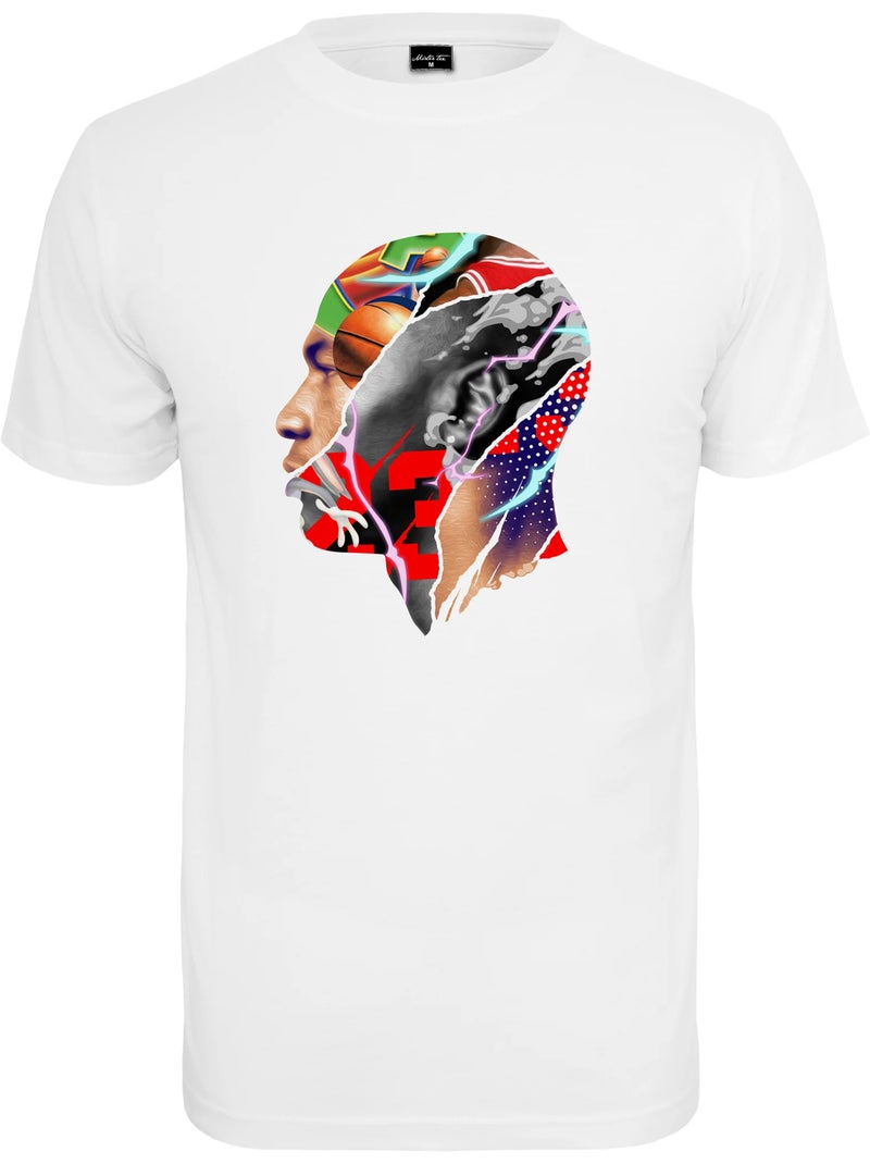 Camiseta legend diseño cabeza para hombre - mister tee Blanco - Kiabi