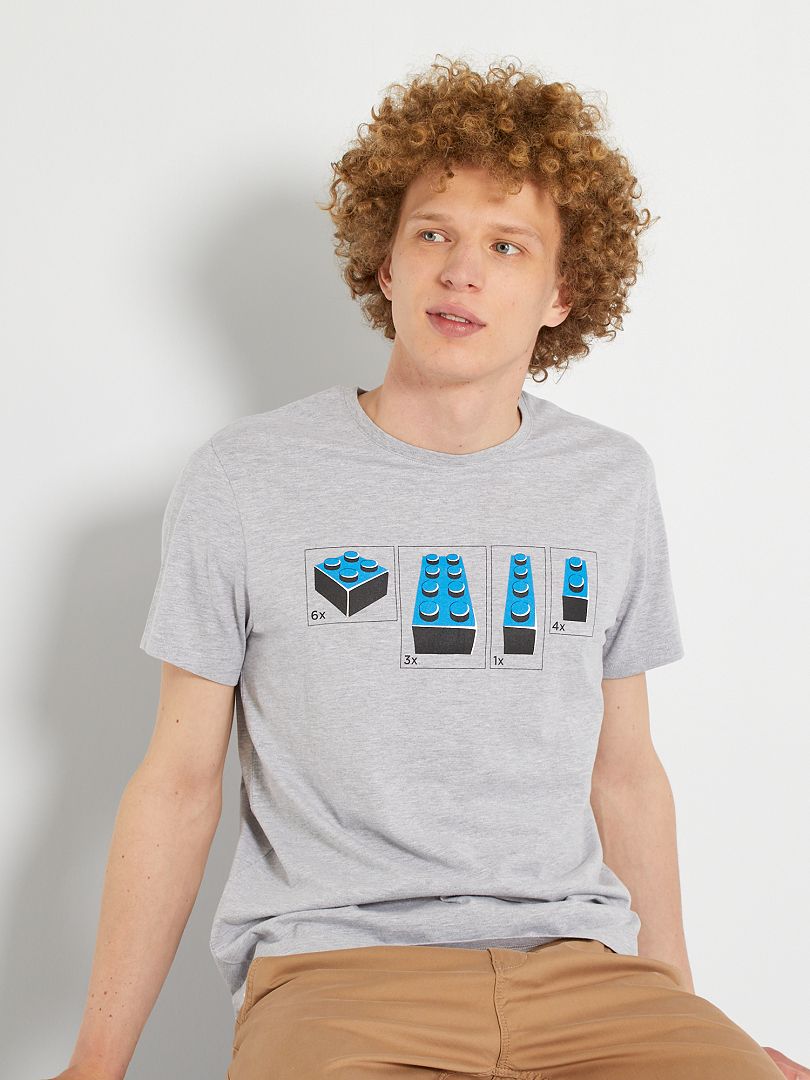 Camiseta 'Lego' GRIS - Kiabi