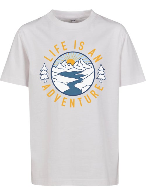 Camiseta life is an adventure para niños/niñas - mister tee - Kiabi