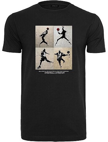Camiseta lifestyle diseño bola para hombre - mister tee