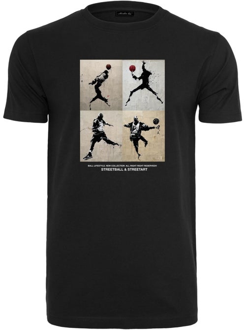 Camiseta lifestyle diseño bola para hombre - mister tee - Kiabi