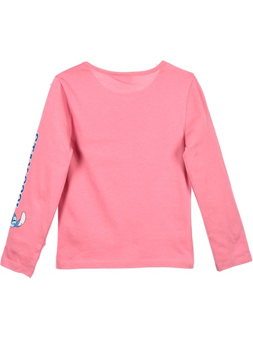 Camiseta lilo & stitch rosa niña | licencia oficial - Kiabi