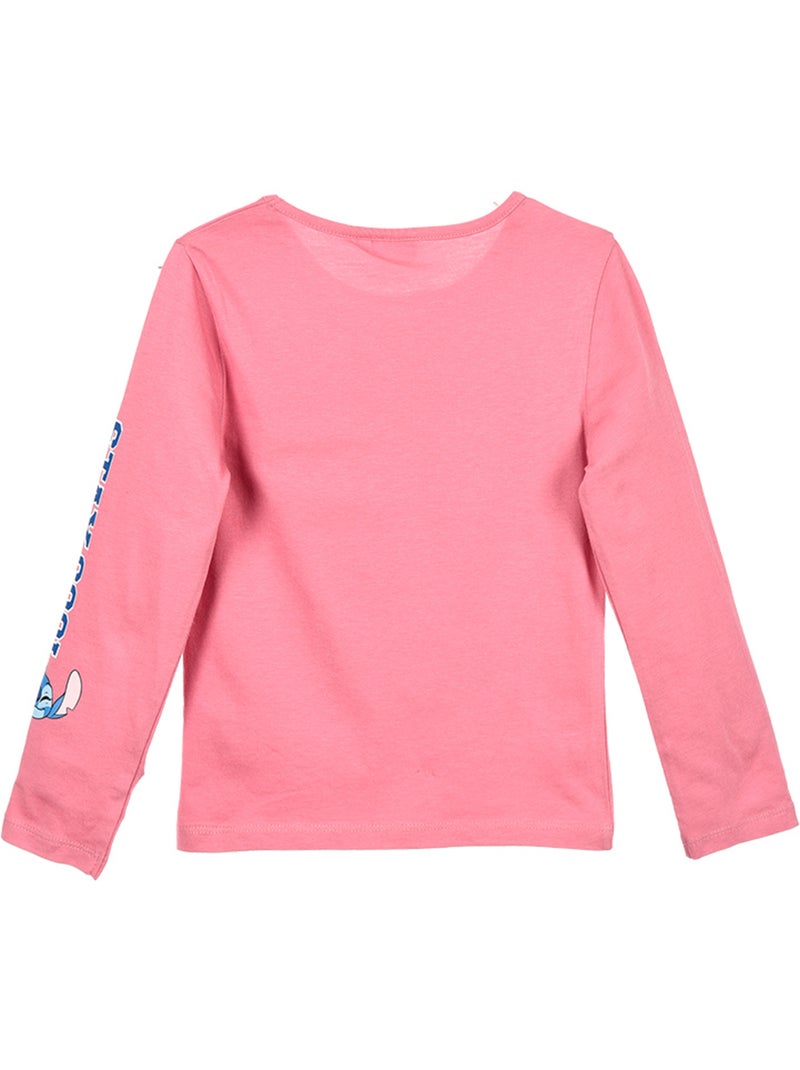 Camiseta lilo & stitch rosa niña | licencia oficial Rosa - Kiabi