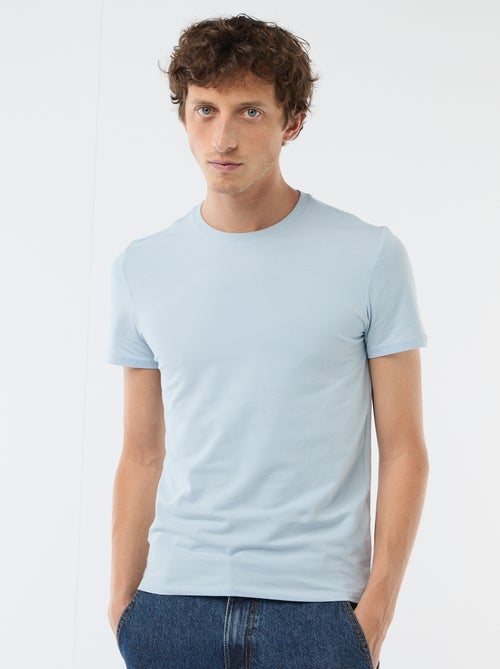 Camiseta lisa - Slim fit - Kiabi