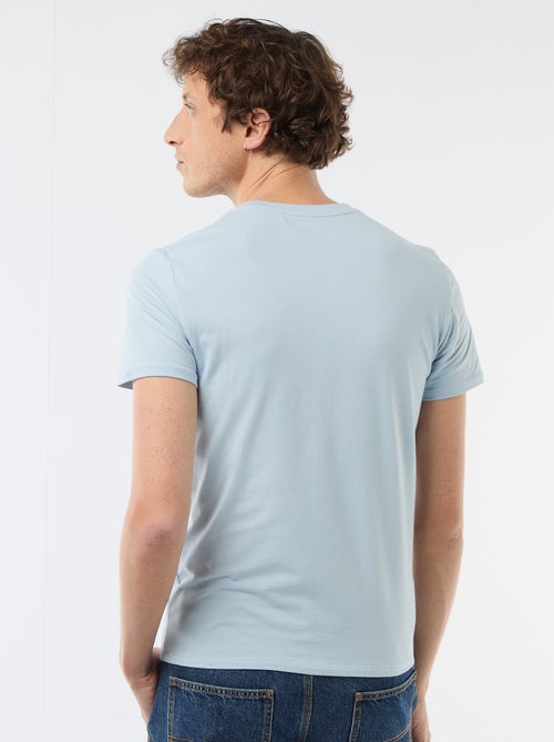 Camiseta lisa - Slim fit - Kiabi
