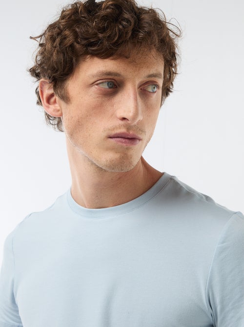 Camiseta lisa - Slim fit - Kiabi