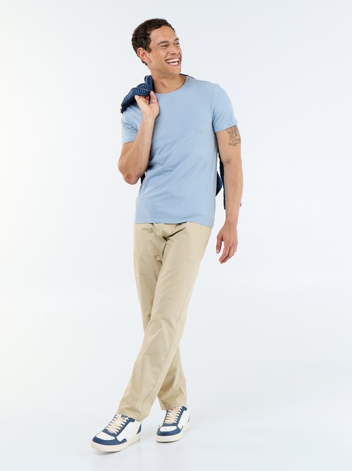 Camiseta lisa - Slim fit - Kiabi