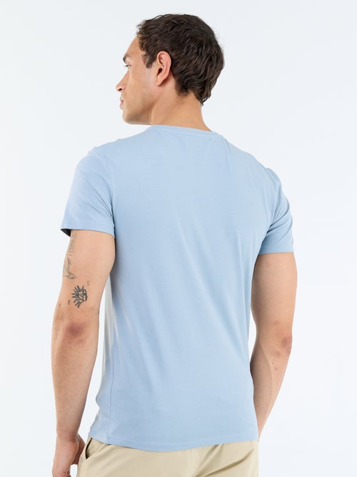 Camiseta lisa - Slim fit - Kiabi