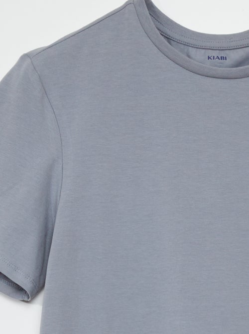 Camiseta lisa - Slim fit - Kiabi