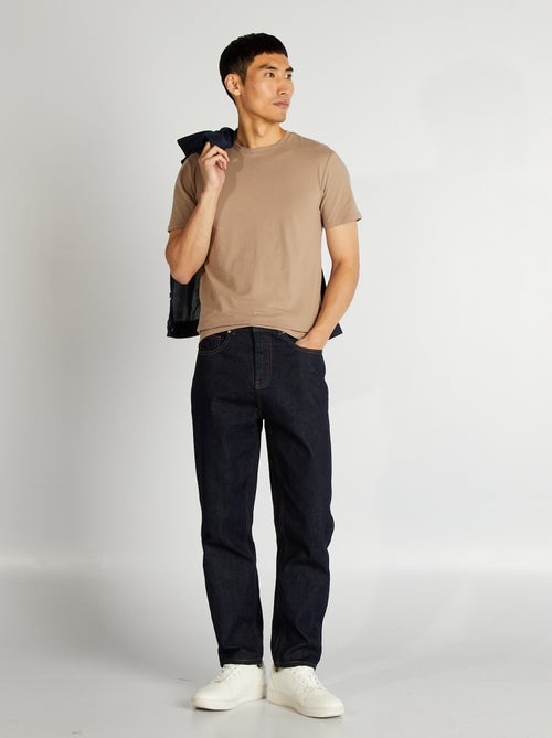Camiseta lisa - Slim fit - Kiabi Camiseta lisa - Slim fit - Kiabi