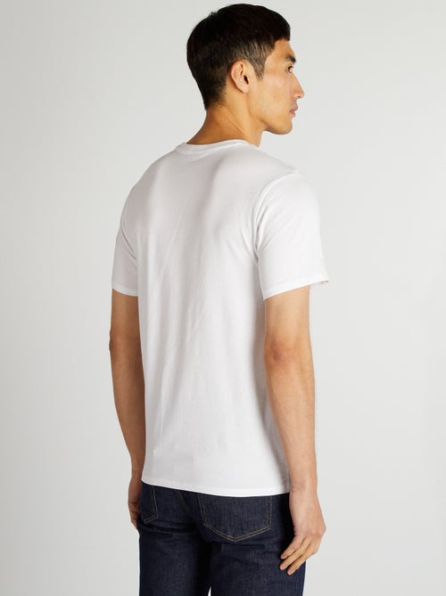 Camiseta lisa - Slim fit - Kiabi