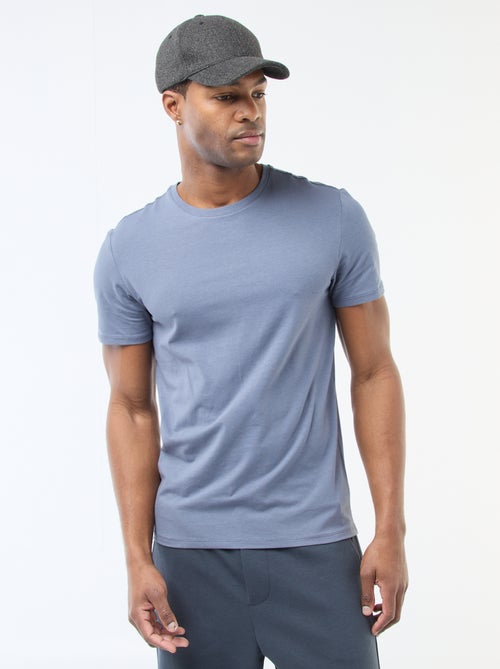 Camiseta lisa - Slim fit - Kiabi