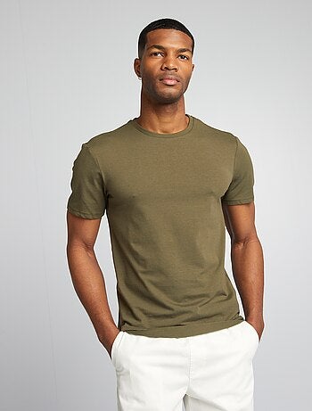 Camiseta lisa - Slim fit