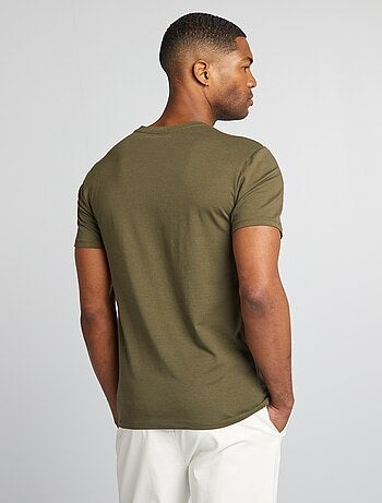 Camiseta lisa - Slim fit