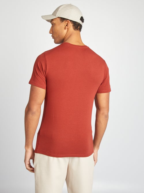 Camiseta lisa - Slim fit - Kiabi