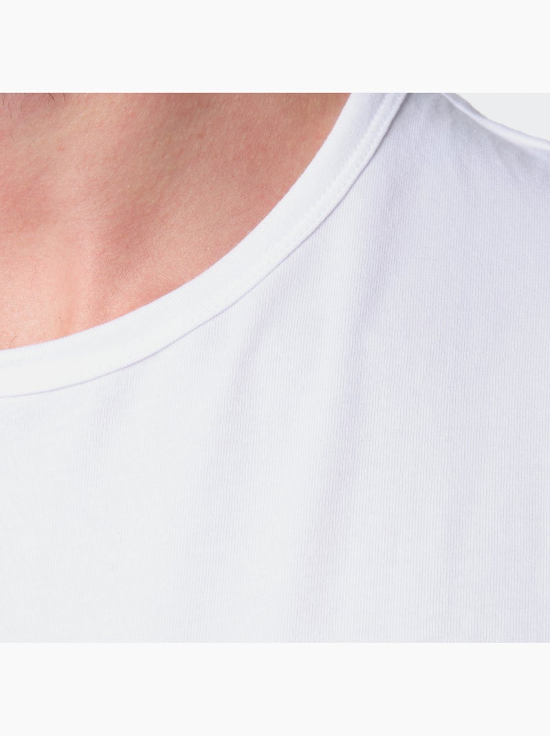 Camiseta lisa Blanco - Kiabi
