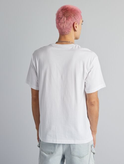 Camiseta lisa con cuello redondo - Kiabi