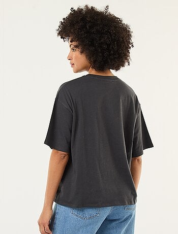 Camiseta lisa con estampado 'Pink Floyd'
