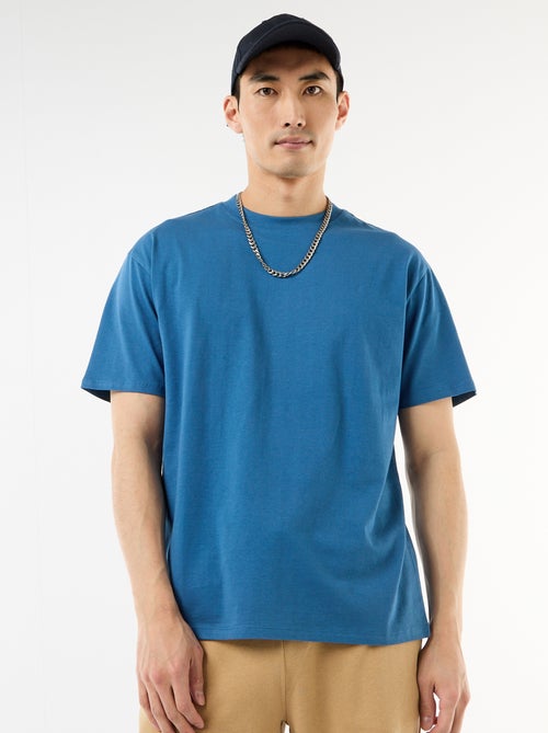 Camiseta lisa confort fit / oversize - Kiabi