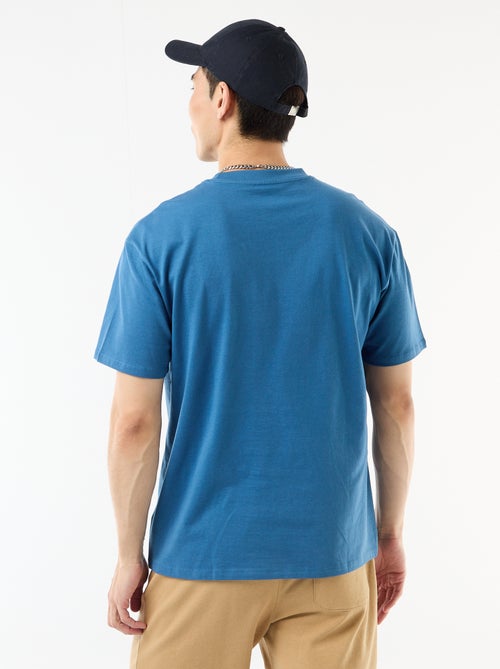 Camiseta lisa confort fit / oversize - Kiabi