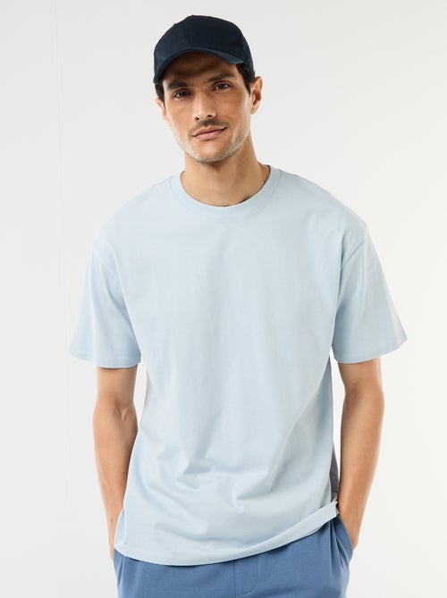Camiseta lisa confort fit / oversize - Kiabi