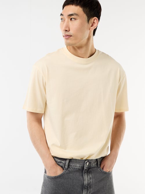 Camiseta lisa confort fit / oversize - Kiabi