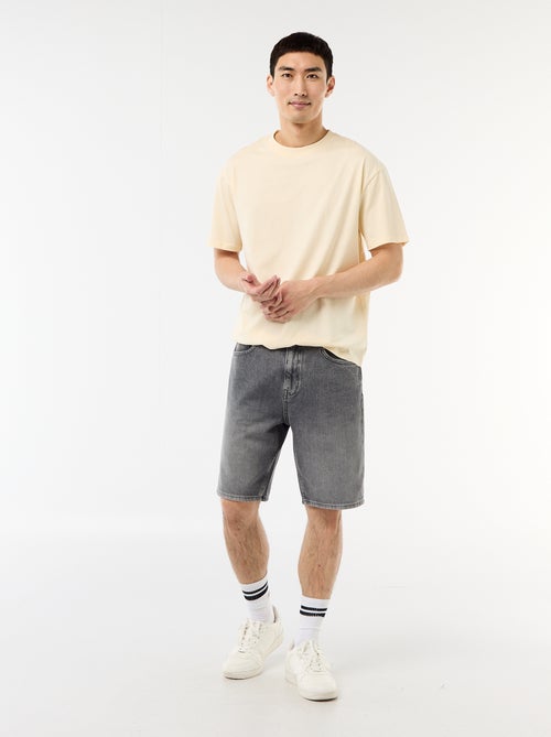 Camiseta lisa confort fit / oversize - Kiabi