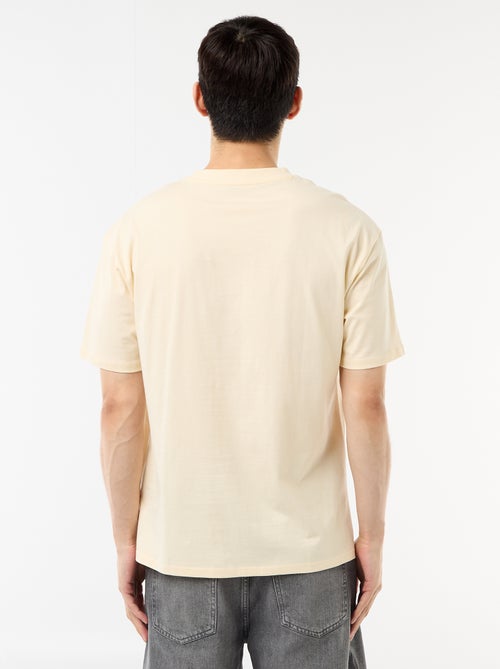 Camiseta lisa confort fit / oversize - Kiabi