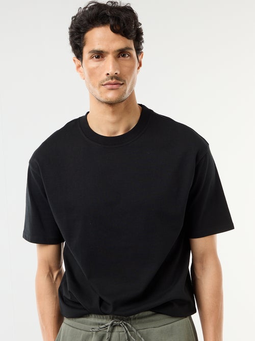 Camiseta lisa confort fit / oversize - Kiabi