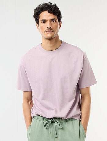 Camiseta lisa confort fit / oversize