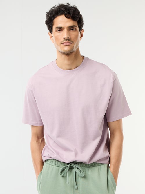 Camiseta lisa confort fit / oversize - Kiabi