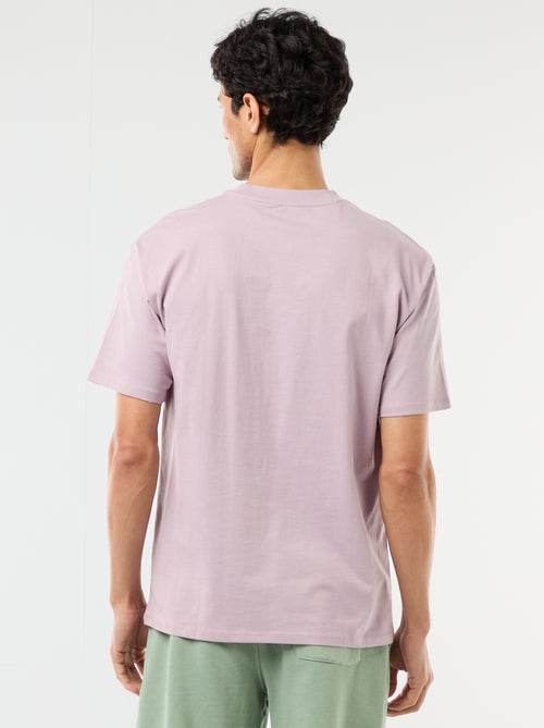 Camiseta lisa confort fit / oversize - Kiabi
