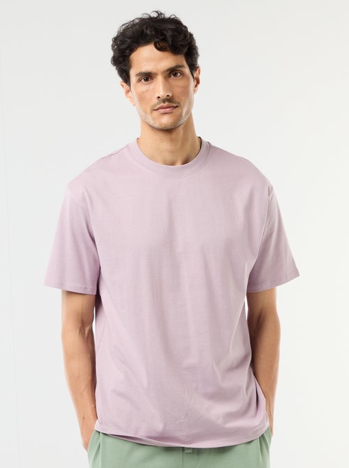 Camiseta lisa confort fit / oversize - Kiabi
