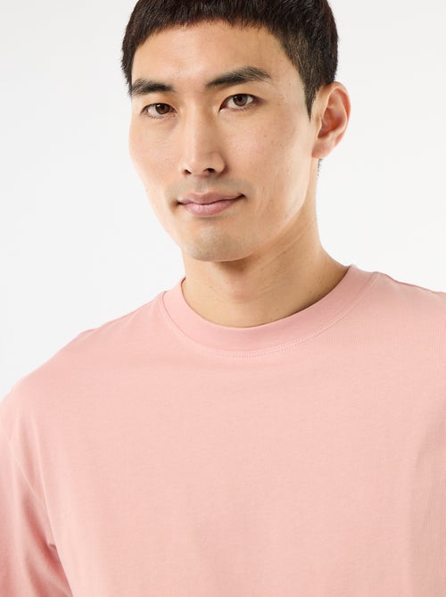 Camiseta lisa confort fit / oversize - Kiabi