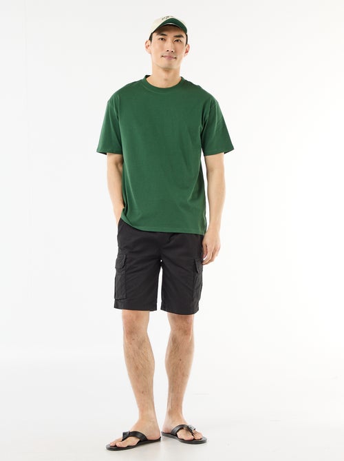 Camiseta lisa confort fit / oversize - Kiabi