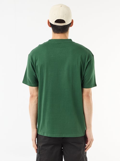 Camiseta lisa confort fit / oversize - Kiabi