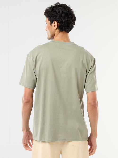 Camiseta lisa confort fit / oversize - Kiabi