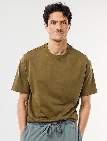 Camiseta lisa confort fit / oversize