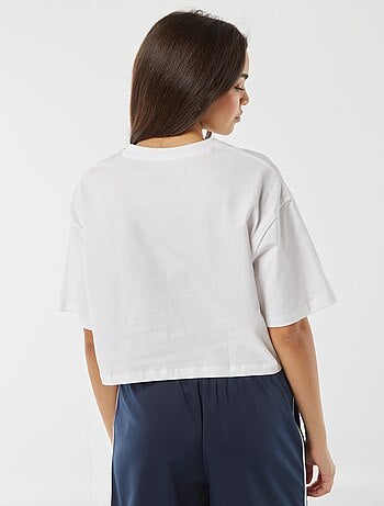 Camiseta lisa corta de manga corta