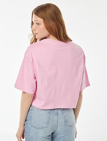 Camiseta lisa corta de manga corta