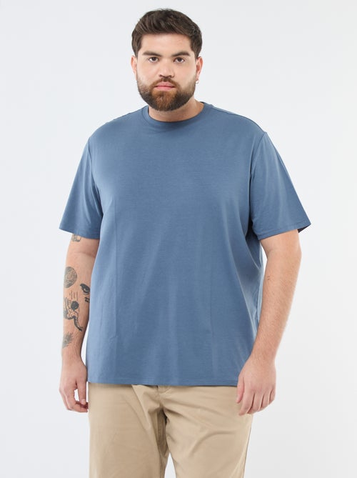 Camiseta lisa corte regular - Kiabi